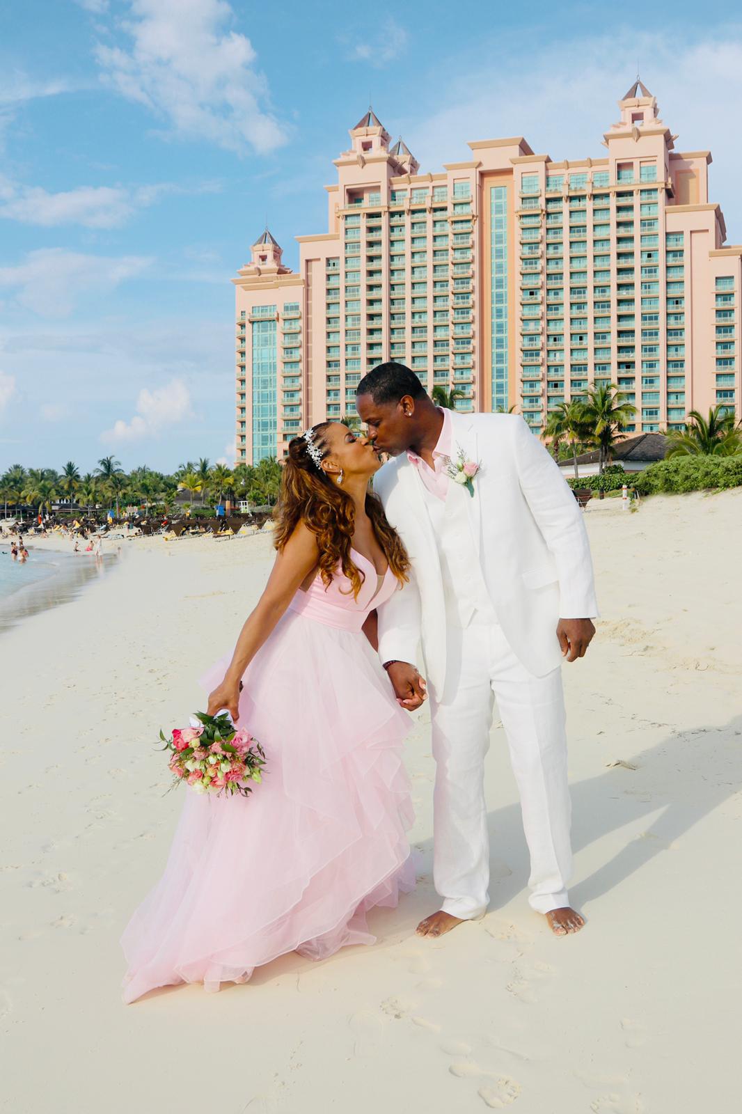 A destination wedding at Atlantis, Paradise Island, Bahamas