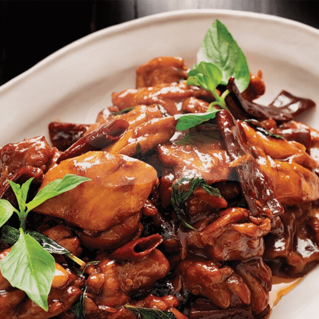 Taiwanese Three Cups Chicken 
