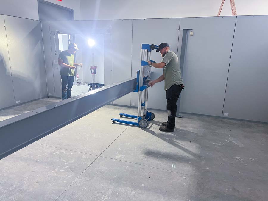 <span style="font-weight: 200;">TopShot CKR Technicians Install Support Beam for Walk-In Refrigeration Unit</span>