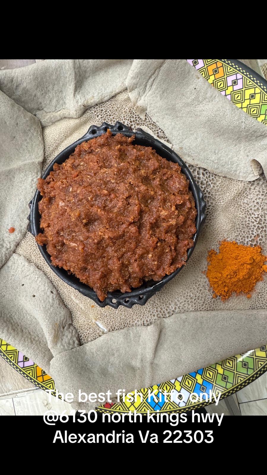 Special fish Kitfo /ኣሳ ክትፎ . . .