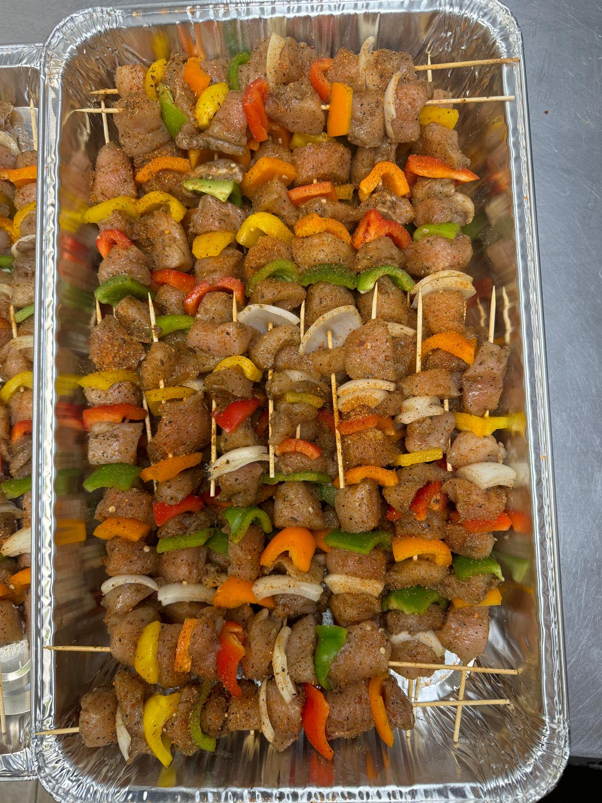 BBQ chicken Kabob