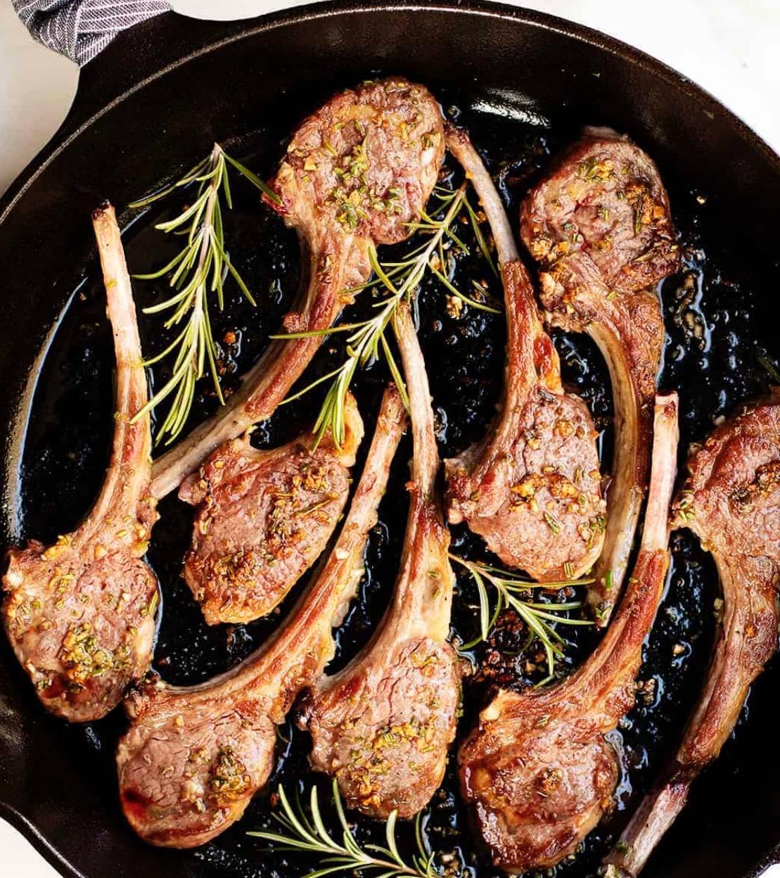 Marinated lam chop
