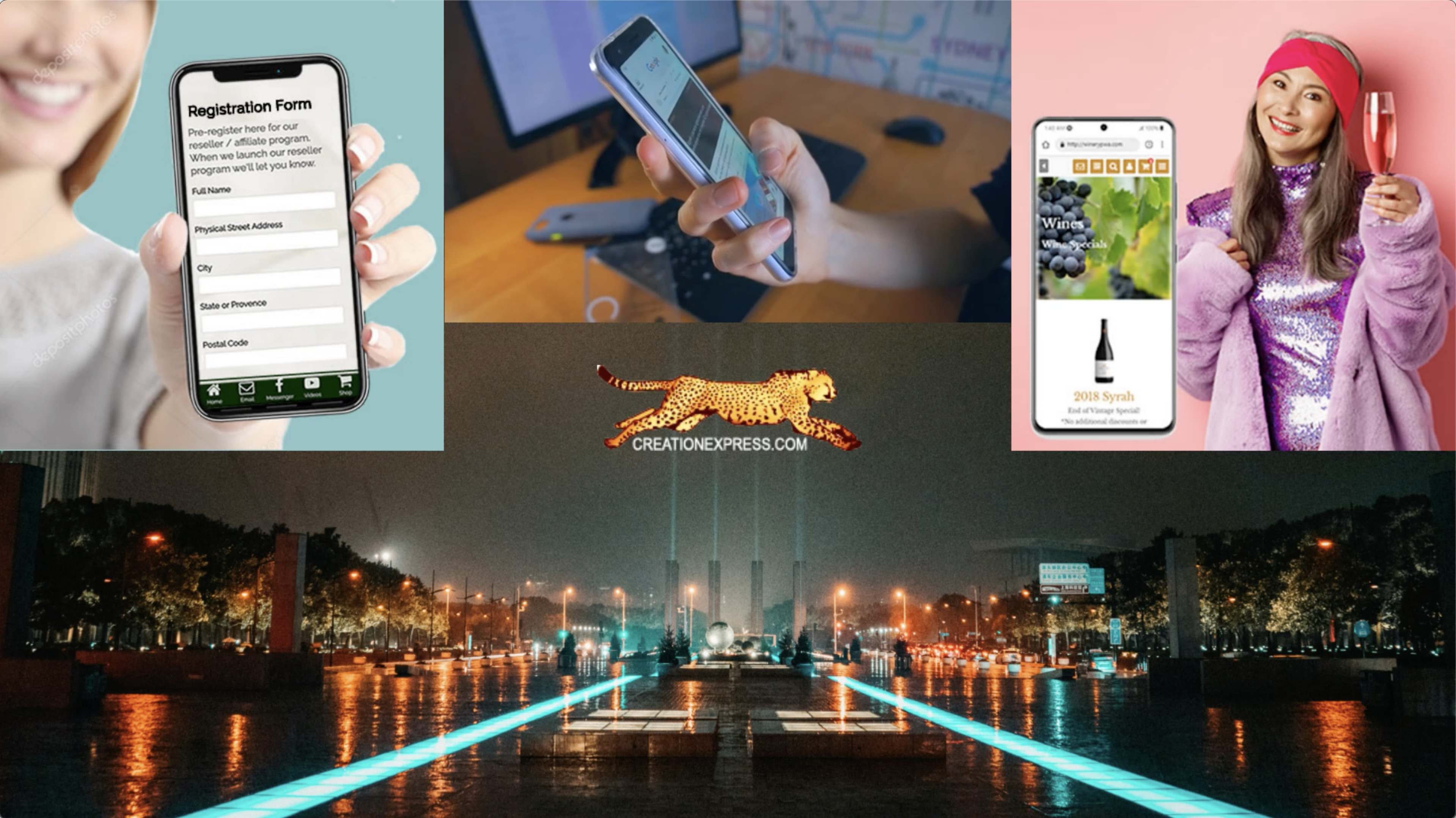 SILVER - Hosted Virtual Business Card Website 399$