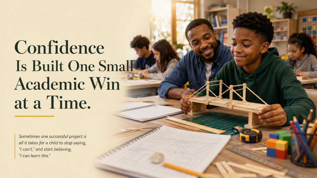 Confidence Is Built One Small Academic Win at a Time