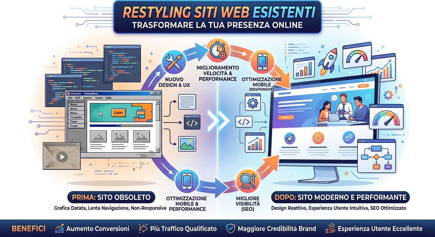 Restyling e Miglioramento Siti Esistenti