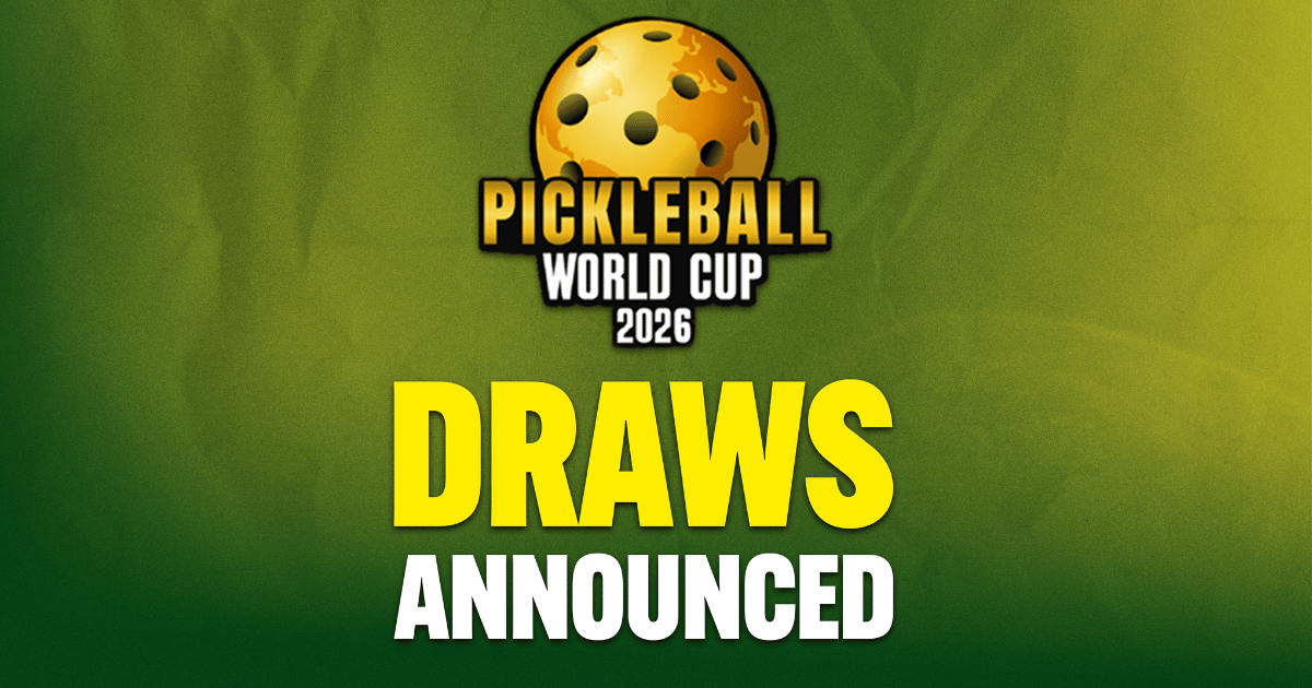 Team Australia draws announced at the 2026 Pickleball World Cup