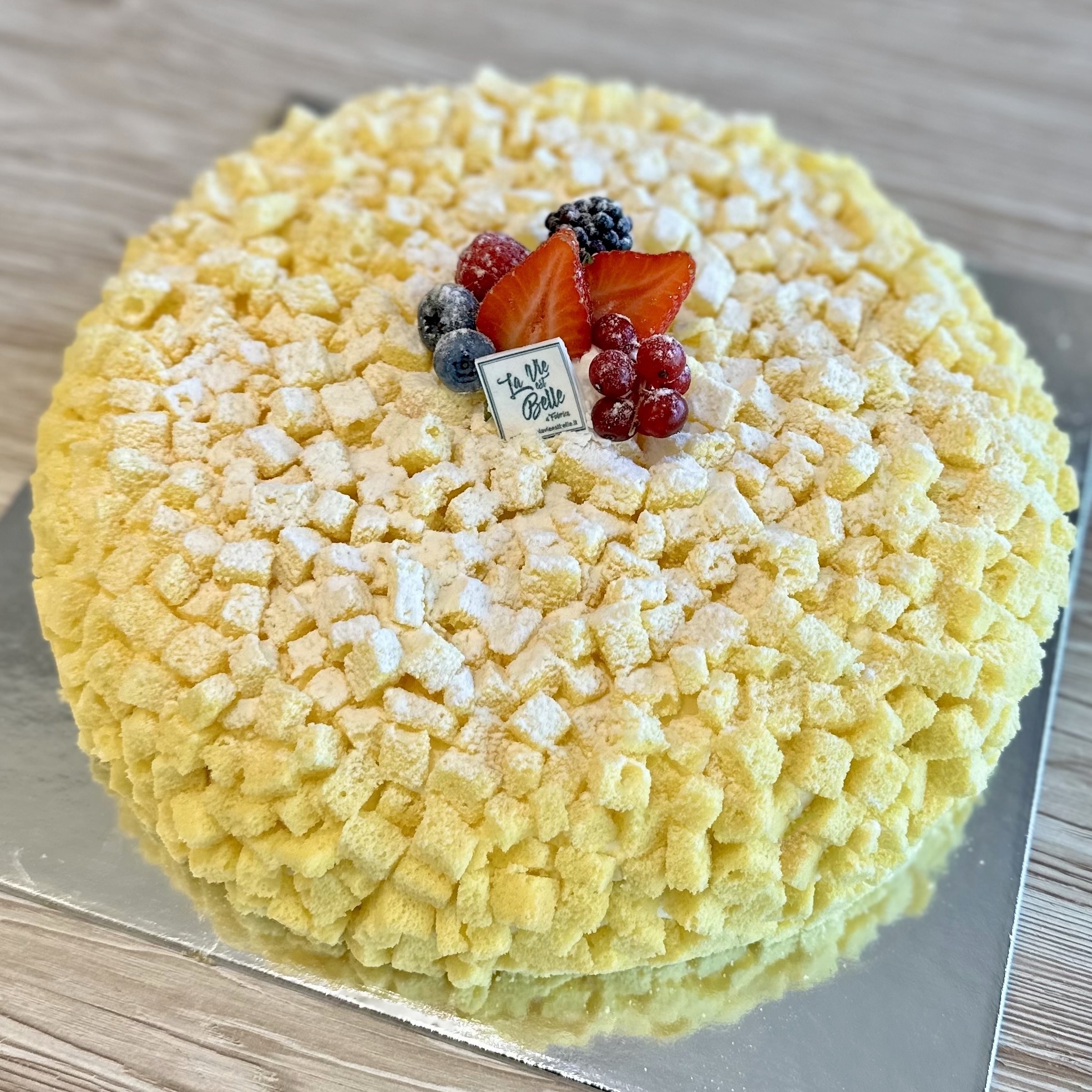 Torta Mimosa<br> (farcita crema chantilly) - 1 Kg