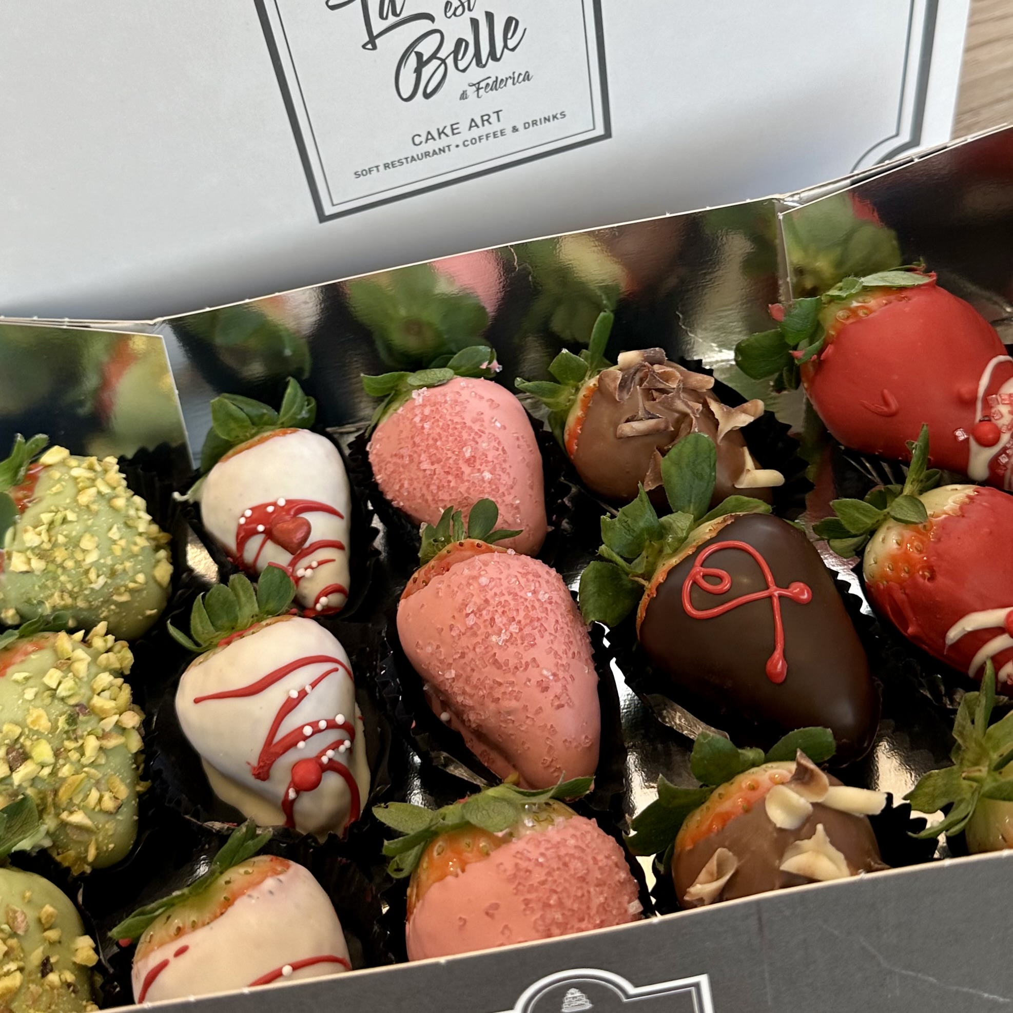 Fragole<br>ricoperte in cioccolato - 15 pz