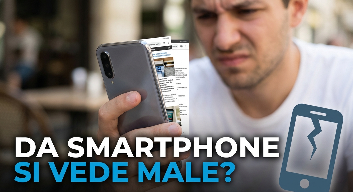 📱 Da smartphone si vede male?