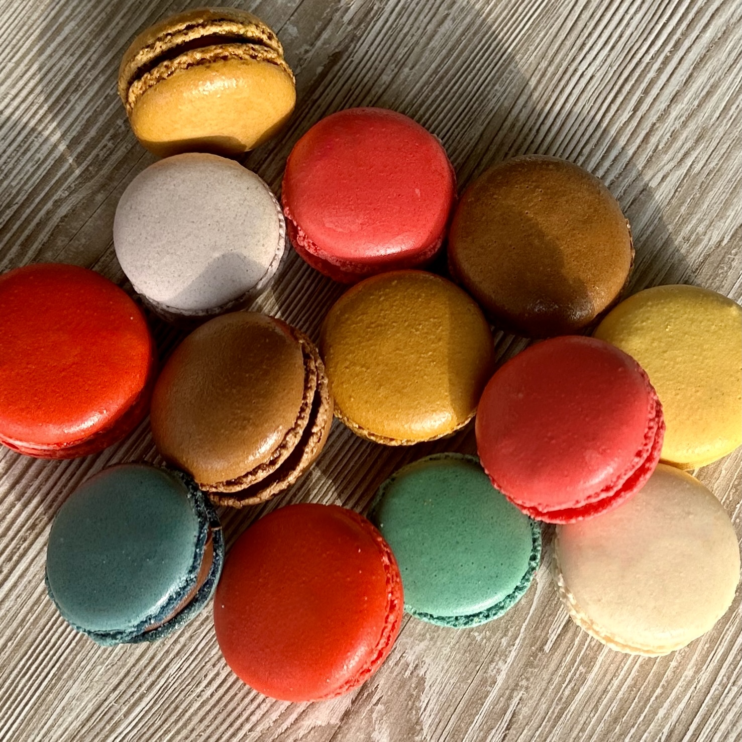 Confezione <br>di macaron artigianali<br>da 12 pezzi