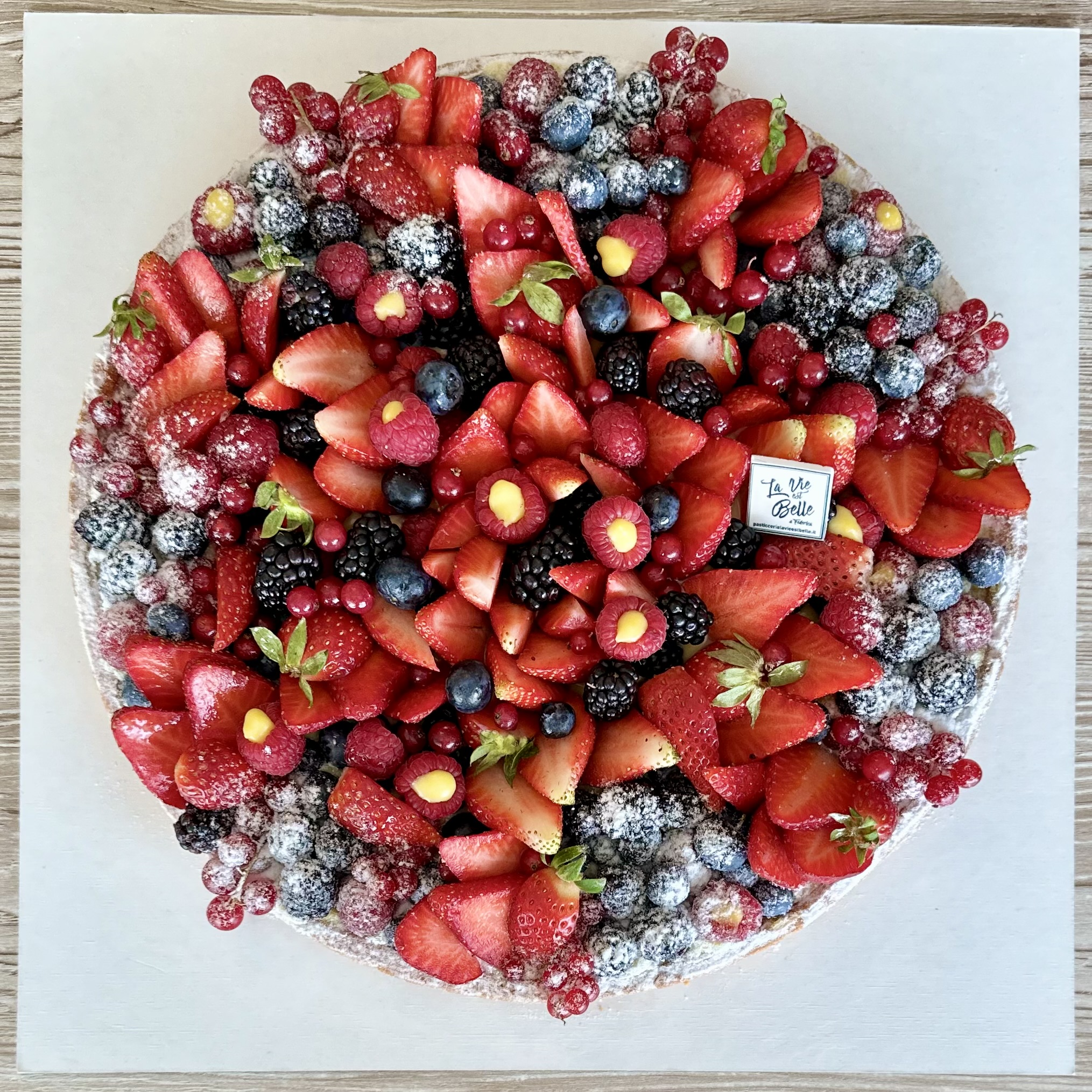 Crostata di Fragole e Frutti di Bosco<br>1 Kg