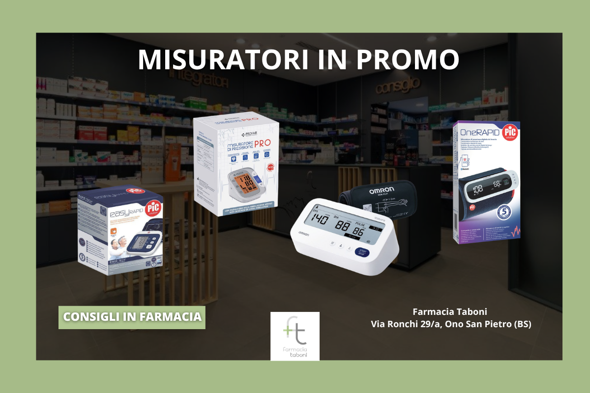 misuratori della pressione in promo settembre
